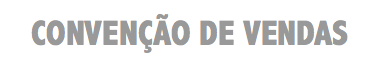 CONVENÇÃO DE VENDAS